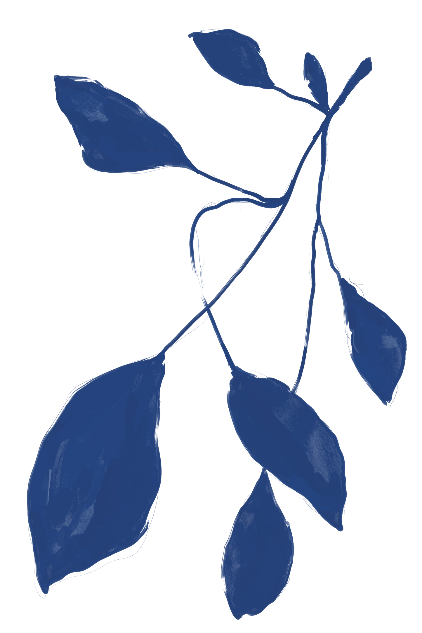 Hanging leaves | Art Print | Mieke Herregodts