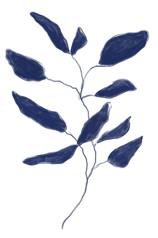 Wild leaves | Art Print | Mieke Herregodts