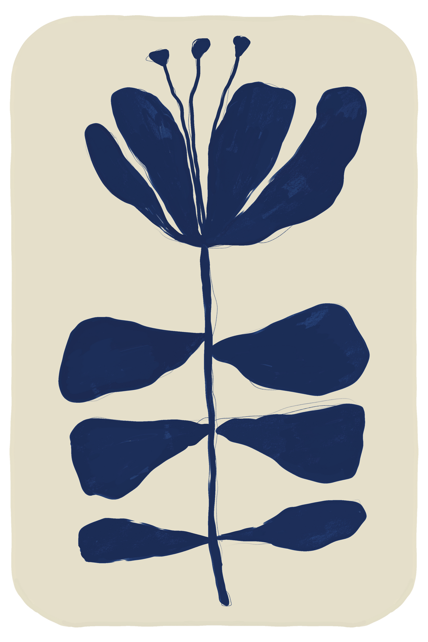 August flower | Art Print | Mieke Herregodts