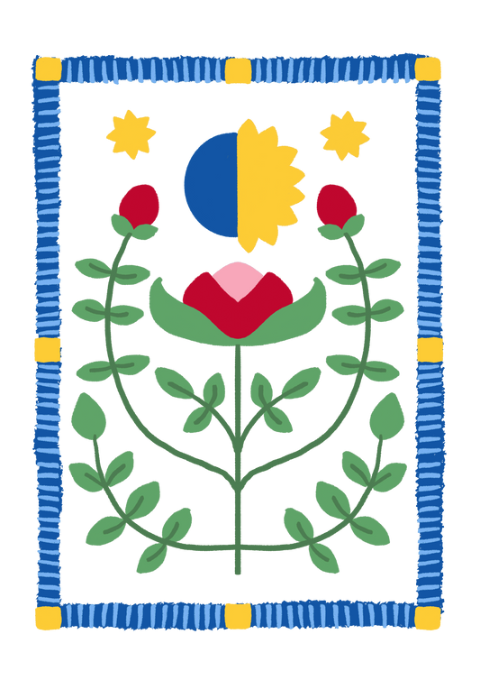 Ostara balance | Digital Art Print | Mieke Herregodts