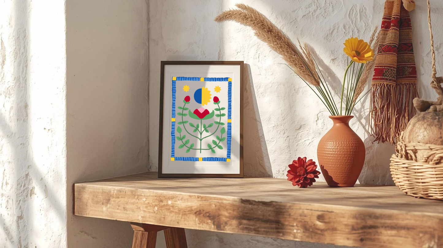 Ostara balance | Digital Art Print | Mieke Herregodts